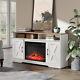 Modern 73inch Tv Stand Unit Cabinet With Electric Fireplace & Timer Remote Control