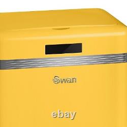 NEW Swan Retro Yellow 45L Square Sensor Bin Vintage Design Kitchen Waste Bin