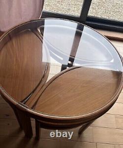 Nathan Trinity Teak Nest Of (coffee) Tables MID Century Modern Retro Vintage