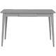 New George Sadie 120cm Dining Kitchen Table With 2 Storage Drawers In Grey