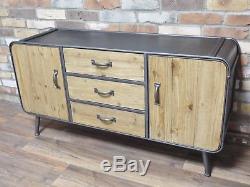 New Retro Industrial Sideboard urban vintage drawer chest sideboard cabinet