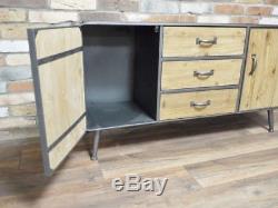 New Retro Industrial Sideboard urban vintage drawer chest sideboard cabinet