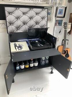 Newly Upcycled Stereo/Drinks Cabinet/ Storage Unit/ TV Unit/ Workstation