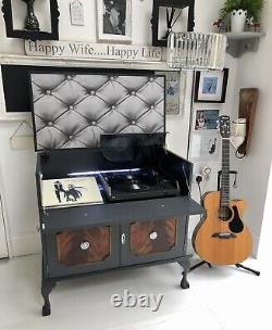 Newly Upcycled Stereo/Drinks Cabinet/ Storage Unit/ TV Unit/ Workstation