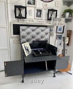 Newly Upcycled Stereo/Drinks Cabinet/ Storage Unit/ TV Unit/ Workstation