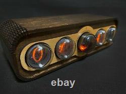 Nixie Tube Clock Pulsar IN-4 + Decatron USB RGB