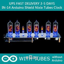 Nixie Tubes Clock Arduino Shield NCS314 IN-14 WITH TUBES FAST DELIVERY 3-5 Days