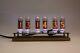 Nixie Tube Clock With In-14 Tubes And Oak Stand Remote Temperature Date