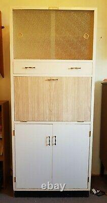 Nu-Lyne Vintage Retro 1950s Tall Kitchen Larder Cupboard Cabinet Kitchenette