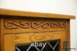 Old Charm Wood Bros Breakfront Sideboard Display Vintage Finish FREE UK Delivery