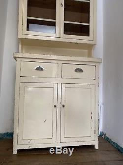 Old Pine Painted Kitchen Dresser Farrow & Ball Antique Vintage