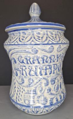 Omas Rumtopf / Granny's Rumpot Jar West Germany Vintage Pottery Keramik 163-45