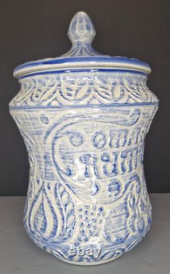 Omas Rumtopf / Granny's Rumpot Jar West Germany Vintage Pottery Keramik 163-45