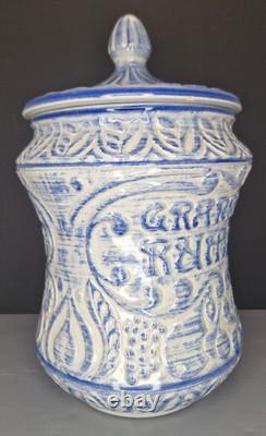 Omas Rumtopf / Granny's Rumpot Jar West Germany Vintage Pottery Keramik 163-45