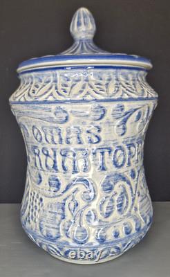 Omas Rumtopf / Granny's Rumpot Jar West Germany Vintage Pottery Keramik 163-45