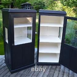 One Of A Pair Of Vintage Display Cabinets, Shop Display Cabinets, Kitchen Larder