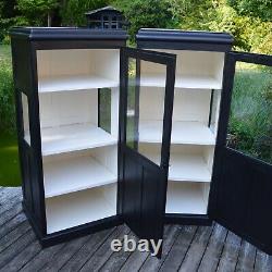 One Of A Pair Of Vintage Display Cabinets, Shop Display Cabinets, Kitchen Larder