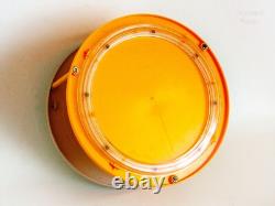 Orange Lazy Susan & 6 Orange Storage Pots Vintage Retro 1970s Kitchen Carrousel