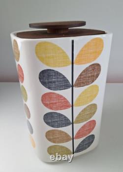 Orla Kiely Bread Bin Ceramic Multi Scribble Stem Storage Jar 10L SEE OTHER ITEMS