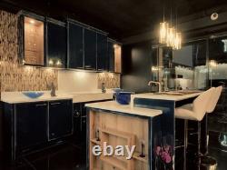 Painted kitchen display cabinet