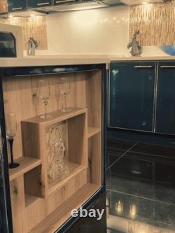 Painted kitchen display cabinet