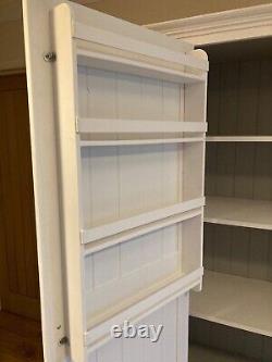Painted pine larder cupboard / cabinet rustic design, delivery arranged
