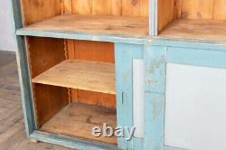 Pair Of Vintage Cupboards Shelving Unit Kitchen Cabinet Pantry Utility Storage