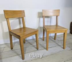 Pair Original Mid Century Kitchen Chairs Retro Vintage FREE POST