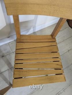 Pair Original Mid Century Kitchen Chairs Retro Vintage FREE POST