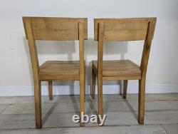 Pair Original Mid Century Kitchen Chairs Retro Vintage FREE POST