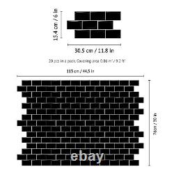 Peel and Stick Tiles Transfer Sticker Kitchen Self-Adhesive Wall Tile Paint 15cm