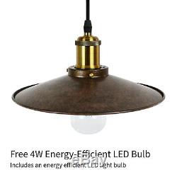 Pendant Pulley Light Industrial Vintage Ceiling Single Double Triple Bulb Lights