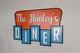 Personalised 50's Style American Diner Sign Personalised Retro Kitchen Sign