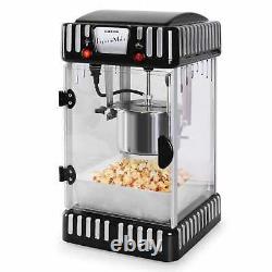 Popcorn Machine Maker Commercial Kitchen Electric 60 l /hr Stainless Steel Black