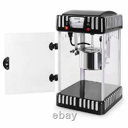Popcorn Machine Maker Commercial Kitchen Electric 60 l /hr Stainless Steel Black