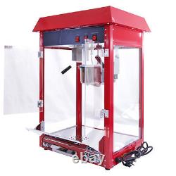 Popcorn Maker Machine 8 OZ Commercial Electric Popping Hot Pop Corn Catering