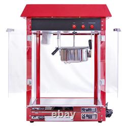 Popcorn Maker Machine 8 OZ Commercial Electric Popping Hot Pop Corn Catering