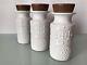Portmeirion Pottery Susan Williams-ellis Totem Kitchen Storage Jars White 1960s