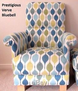 Prestigious Verve Berry Red Fabric Chair Armchair Retro Diamonds Vintage Style