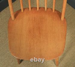 Priory Blonde Ercol Style Quaker Oak Drop Leaf Dining Table & Four Hoop Chairs