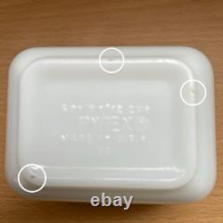 Pyrex Vintage Butterprint Refrigerator Set 4 Pieces, Retro Kitchen Storage