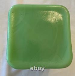 RARE Vintage Jadeite Rooster Coffee Canister 10.5