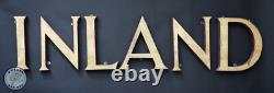 RECLAIMED WOODEN LETTERS x15 JOB LOT VINTAGE 3D LETTERS