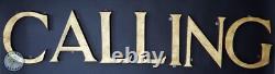 RECLAIMED WOODEN LETTERS x15 JOB LOT VINTAGE 3D LETTERS