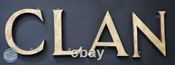 RECLAIMED WOODEN LETTERS x15 JOB LOT VINTAGE 3D LETTERS