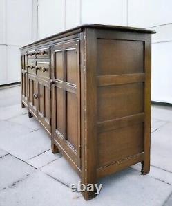 RESERVED Large Vintage Dark Oak Ercol Dresser Sideboard Cupboard Server