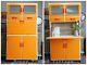 Retro Orange Kitchen Larder Cupboard Cabinet Pantry Cabinet Kitchenette Vintage