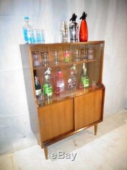 RETRO TEAK 50s 60s COCKTAIL CABINET VINTAGE HOME BAR DRINKS CABINET DRINKS BAR