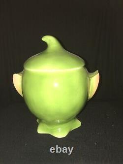 Rare Mint Vintage Lefton Pixie Elf Cookie Jar Christmas Pixieware Retro Kitchen