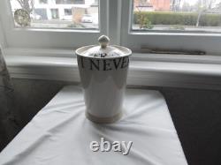 Rare Vintage Emma Bridgewater Large Biscuit Barrel'Black Toast' vgc